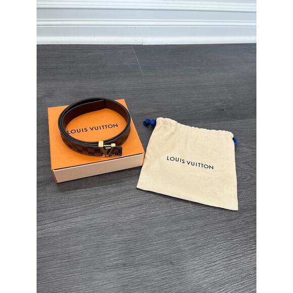 Louis Vuitton Damier Ebene Iconic 25MM Reversible Belt Size 90cm main image 4